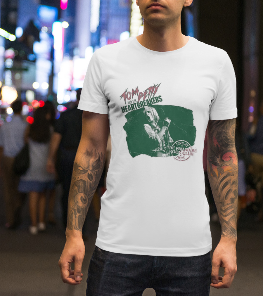 Tom Petty Live At The Paradise Rock Club Boston 1978 T-Shirt
