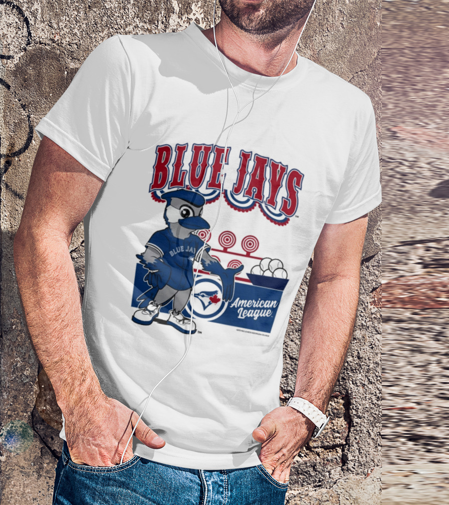 Toronto Blue Jays Mitchell Ness Step Back Up Cream American League T-Shirt