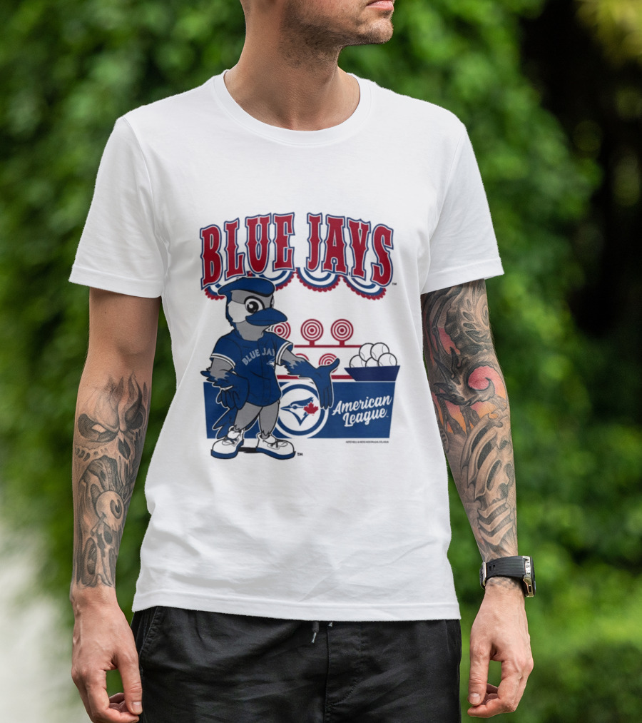 Toronto Blue Jays Mitchell Ness Step Back Up Cream American League T-Shirt