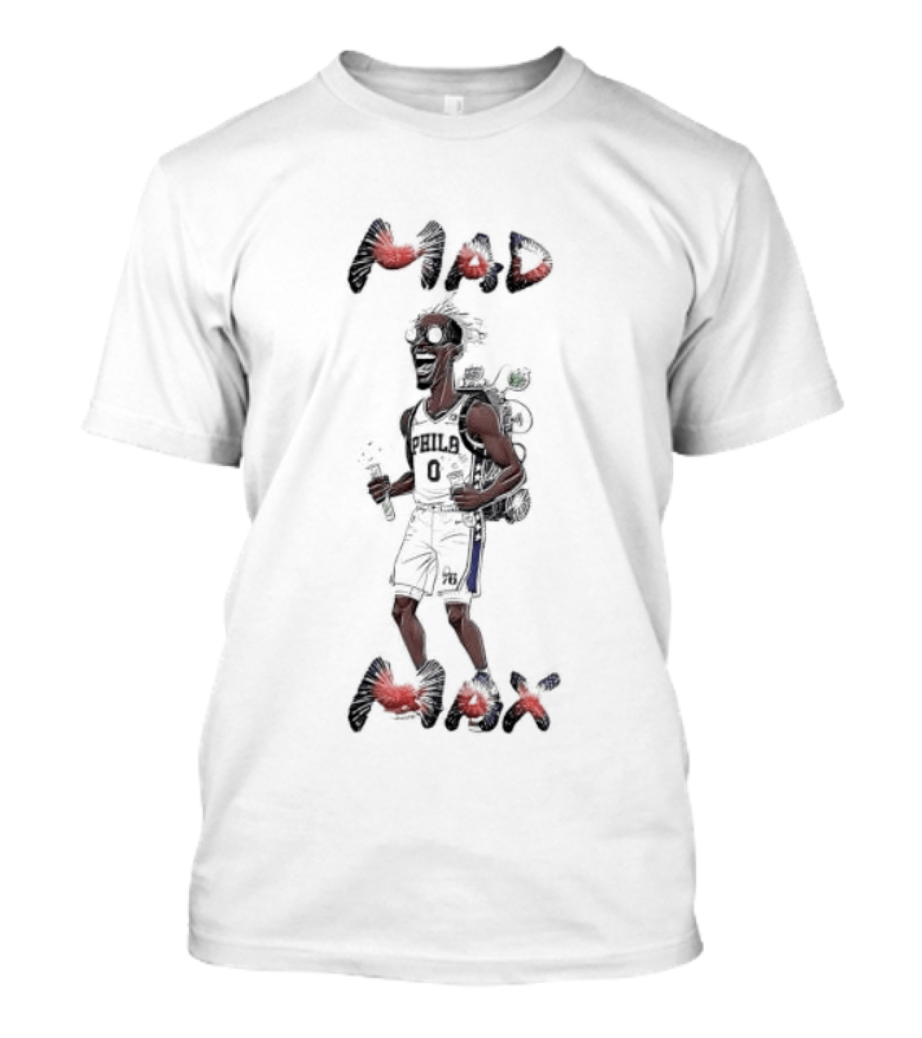 Tyrese Maxey Mad Max 76ers Basketball Player Sports T-Shirt