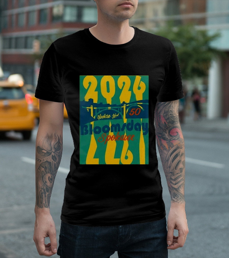 2026 Spokane Bloomsday 50th Race Hometown Pride Celebration T-Shirt