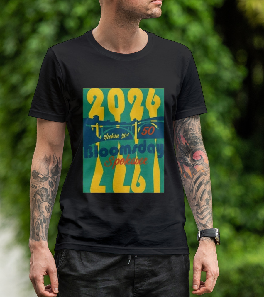 2026 Spokane Bloomsday 50th Race Hometown Pride Celebration T-Shirt