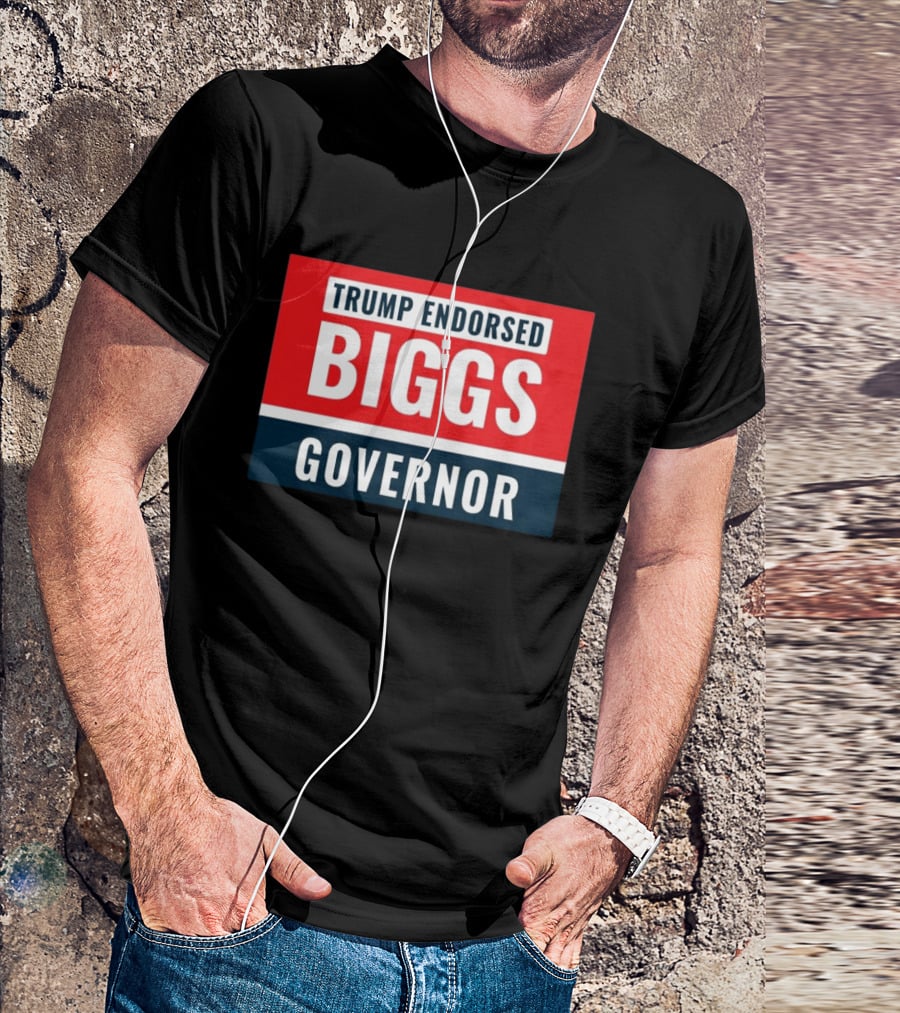 Biggs Governor Trump Endorsed Garment Dyed T-Shirt
