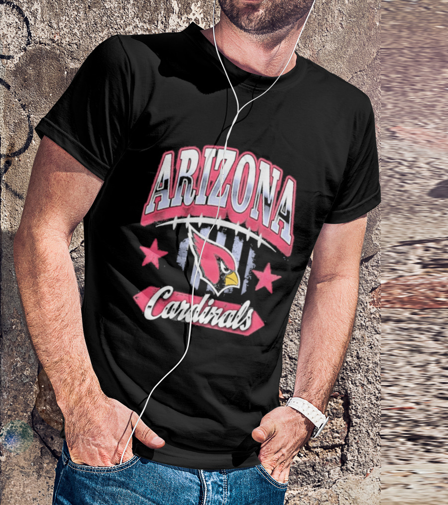 Arizona Cardinals Americana 2026 Red White Blue Stars T-Shirt