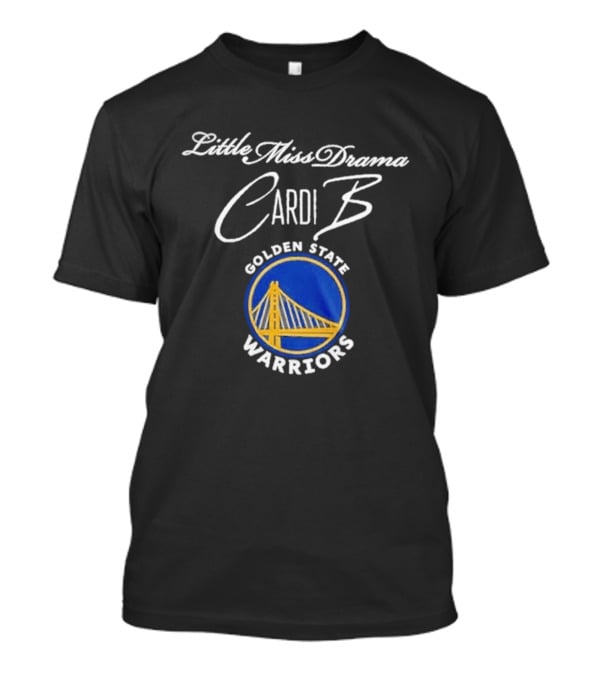 Cardi B Little Miss Drama Golden State Warriors Tour T-Shirt