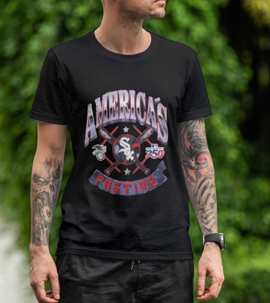 Chicago White Sox America's Pastime Celebrating 250th MLB Anniversary T-Shirt