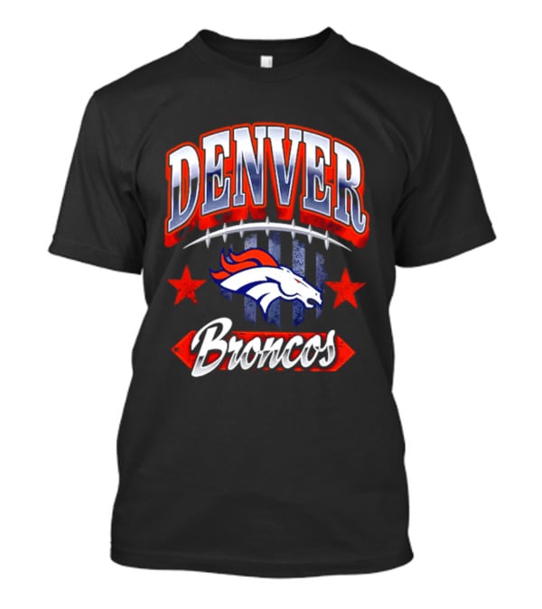 Denver Broncos Americana 2026 Fan Stars And Stripes T-Shirt