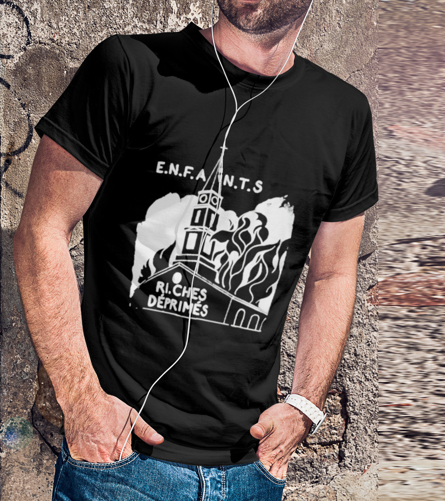 ENFANTS Riches Déprimés Burning Church Enhypen Wear T-Shirt
