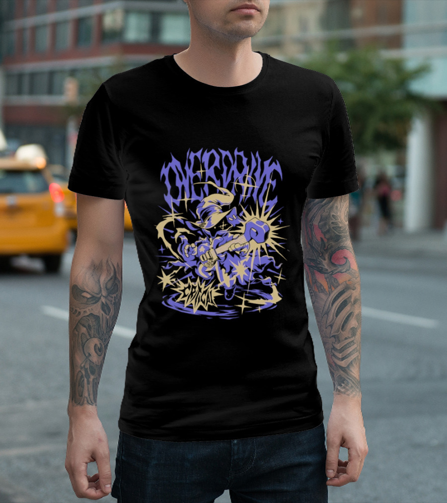 Final Fantasy Overdrive Explosive Cosmic Guitar Power T-Shirt