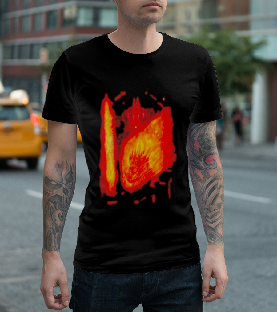 Flame Knight Fire Armor Blaze T-Shirt