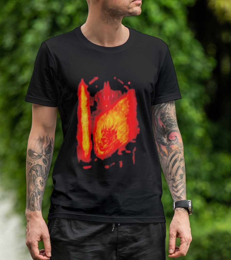 Flame Knight Fire Armor Blaze T-Shirt