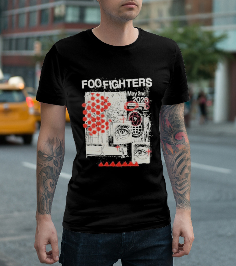 Foo Fighters Sayreville New Jersey 2026 Starland Ballroom May 2nd Your Favorite Toy T-Shirt