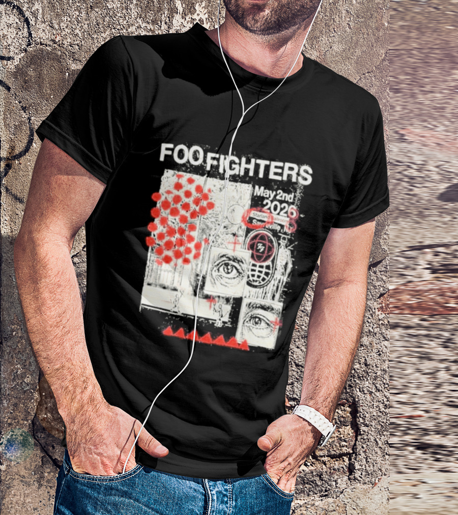 Foo Fighters Sayreville New Jersey 2026 Starland Ballroom May 2nd Your Favorite Toy T-Shirt
