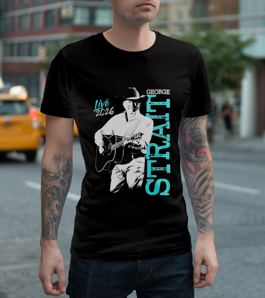 George Strait Live 2026 Death Valley Edition Black T-Shirt