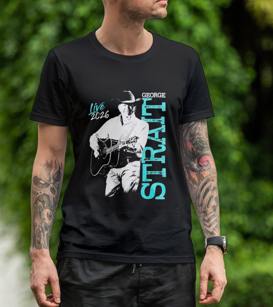 George Strait Live 2026 Death Valley Edition Black T-Shirt