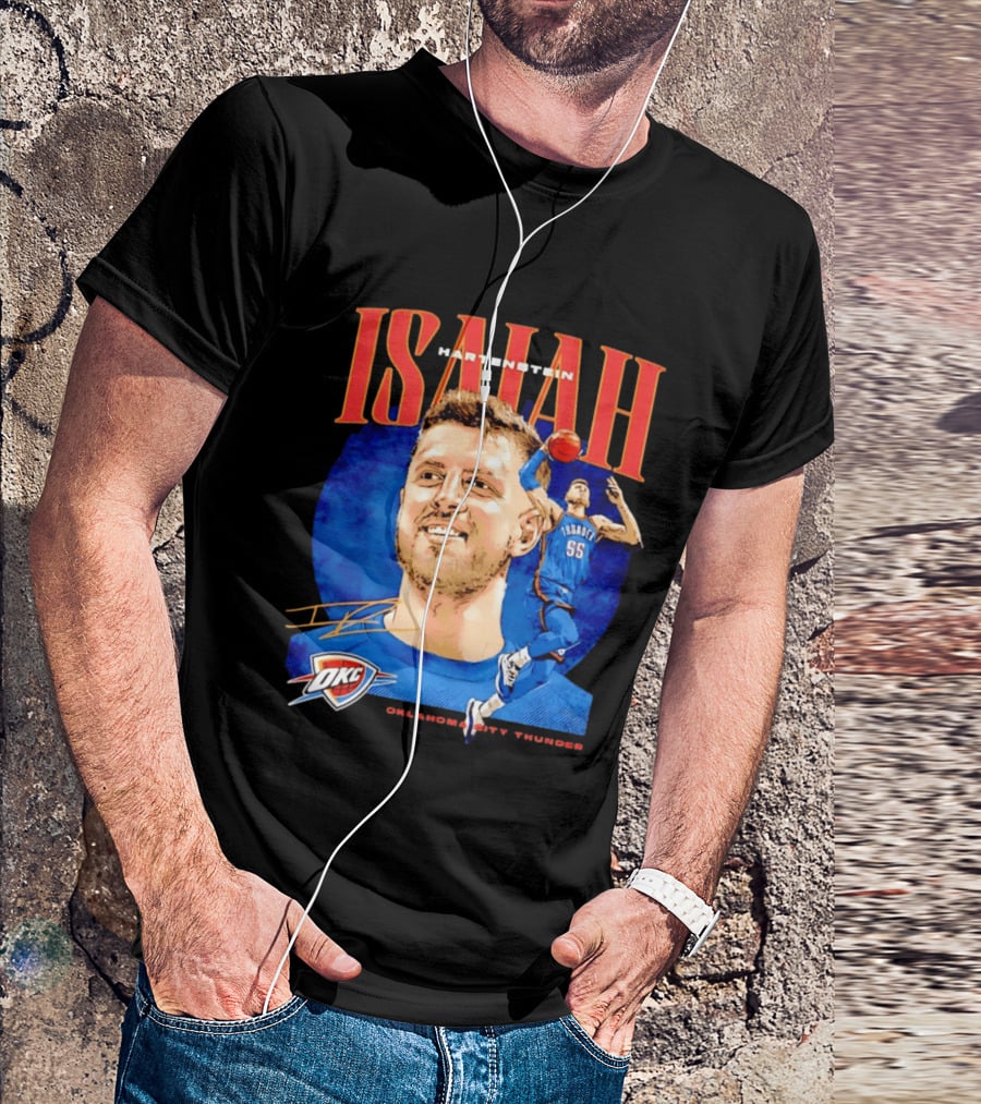 Isaiah Hartenstein 55 Oklahoma City Thunder NBA OKC Signature T-Shirt