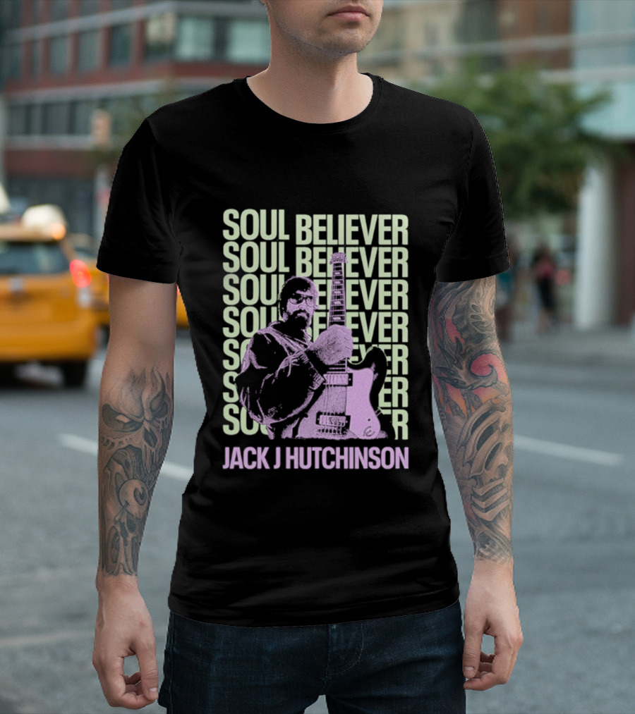 Jack J Hutchinson Soul Believer Guitar Artistry T-Shirt