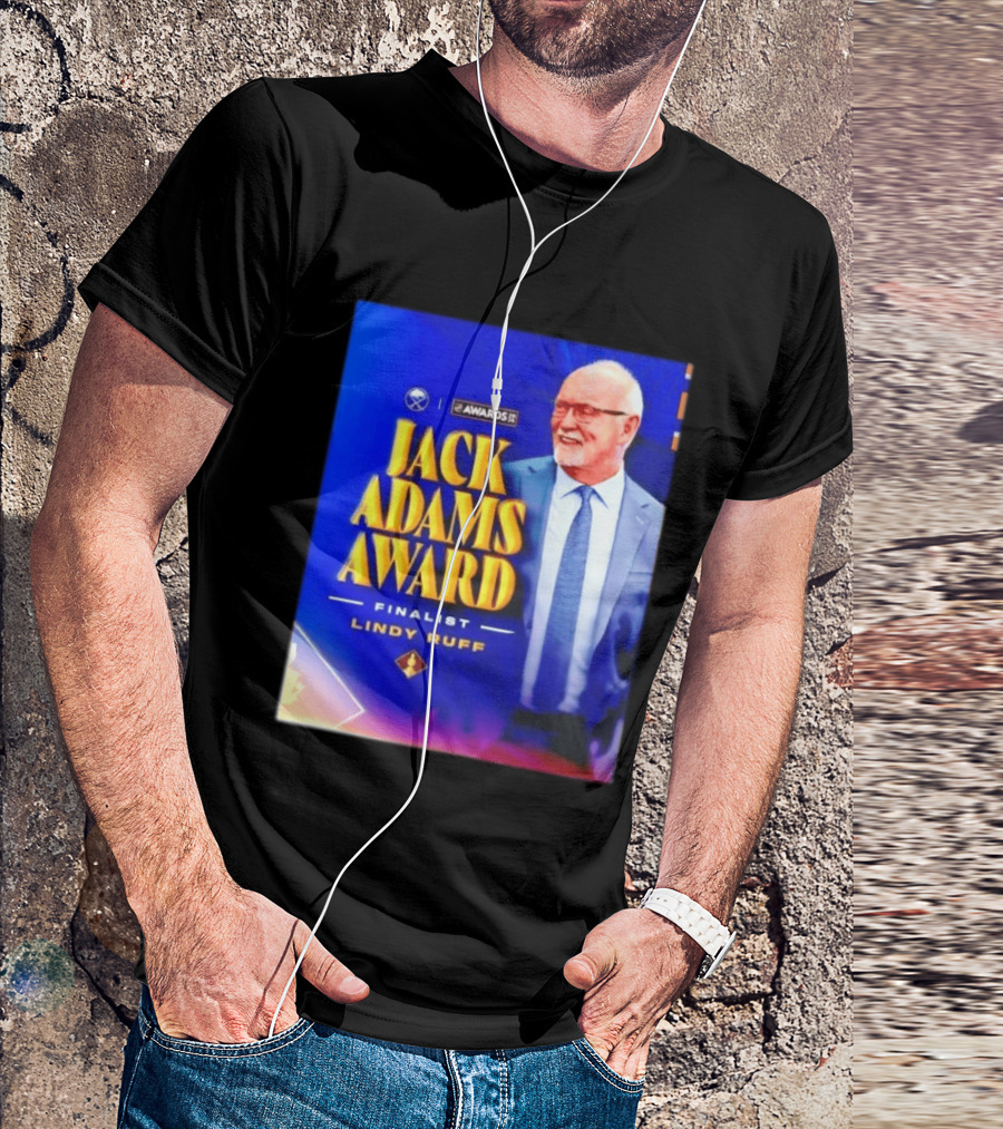 Lindy Ruff Jack Adams Award Finalist NHL Coach Recognition T-Shirt