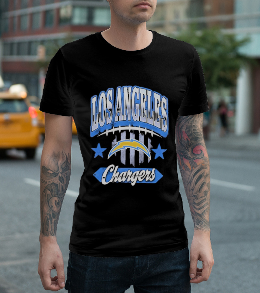 Los Angeles Chargers Americana Stars And Stripes 2026 T-Shirt