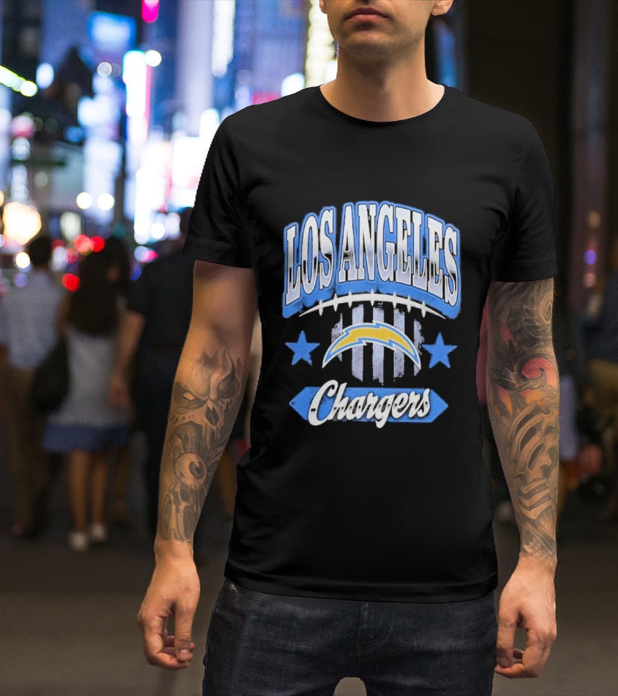 Los Angeles Chargers Americana Stars And Stripes 2026 T-Shirt