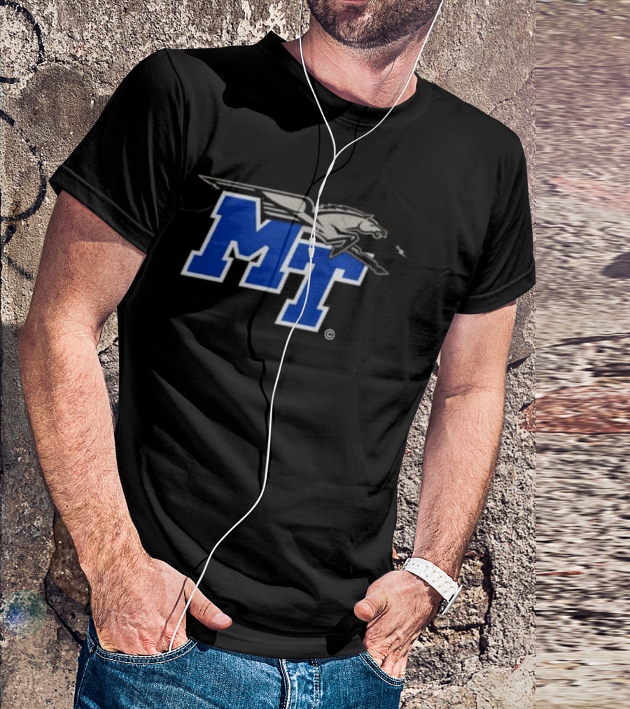 Middle Tennessee State Blue Raiders MT Flying Horse T-Shirt