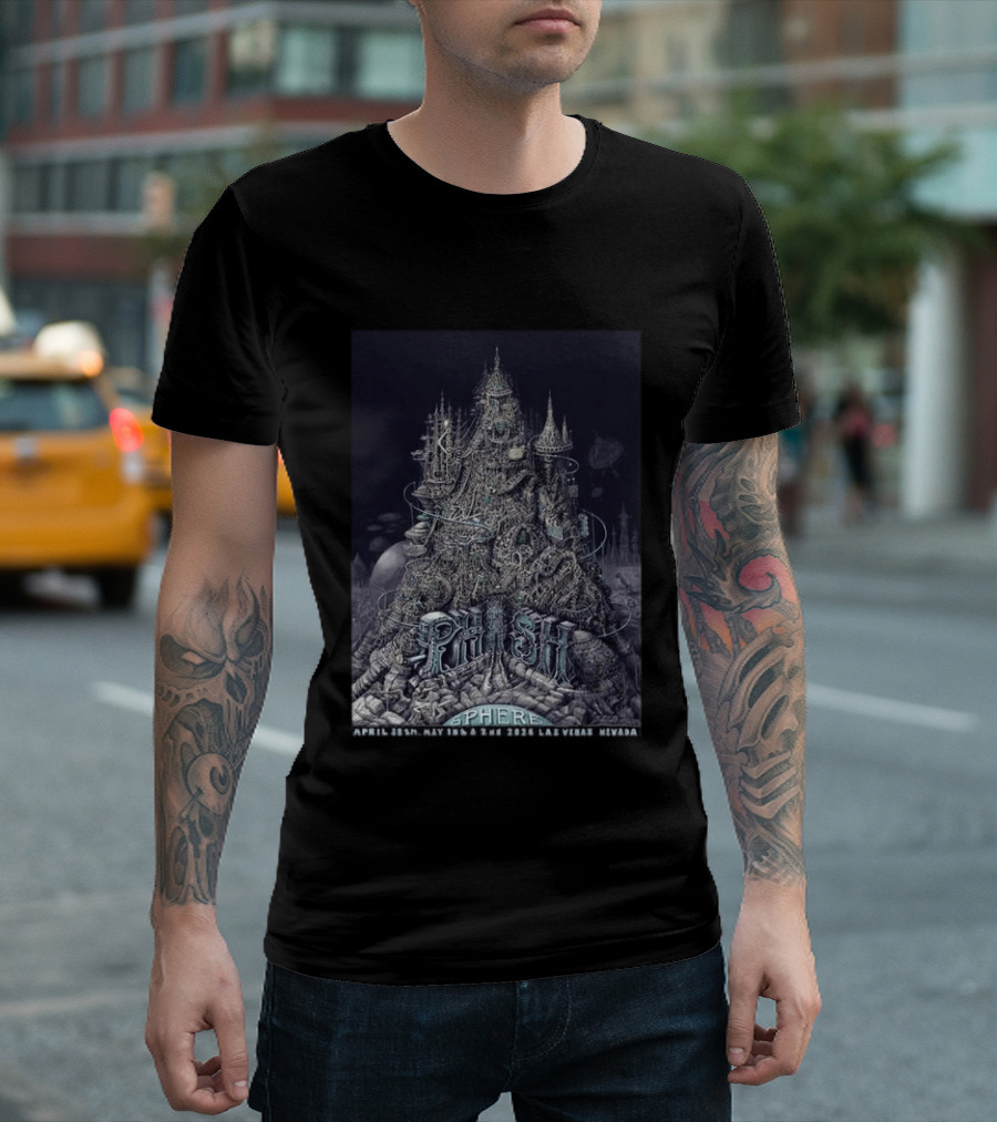 Phish Live At Sphere Las Vegas 2026 April 18 May 1 2 2026 T-Shirt