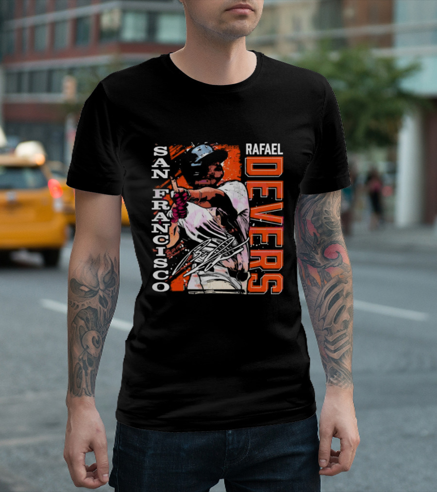 Rafael Devers San Francisco Baseball T-Shirt