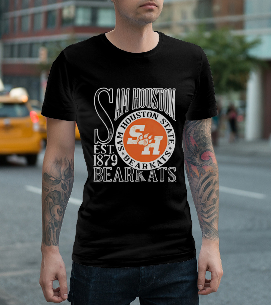 Sam Houston State Bearkats Est 1879 SH Paw T-Shirt
