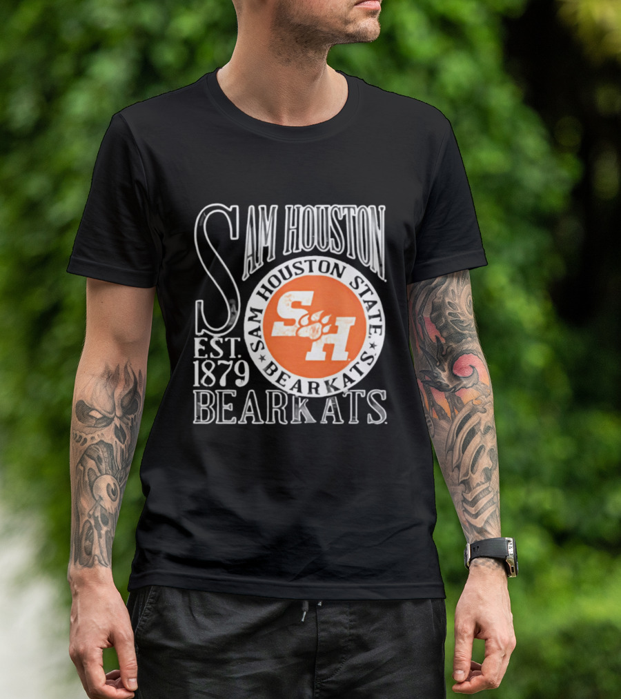Sam Houston State Bearkats Est 1879 SH Paw T-Shirt