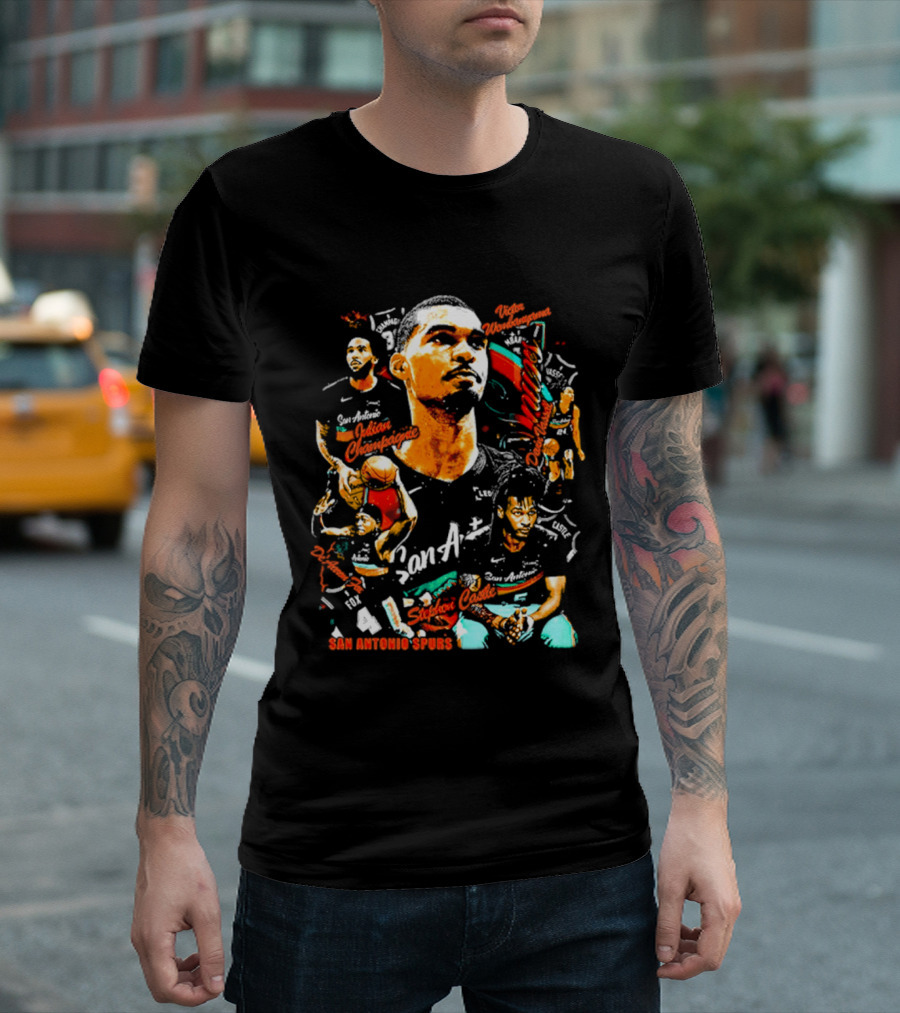 San Antonio Spurs Basketball Legend T-Shirt