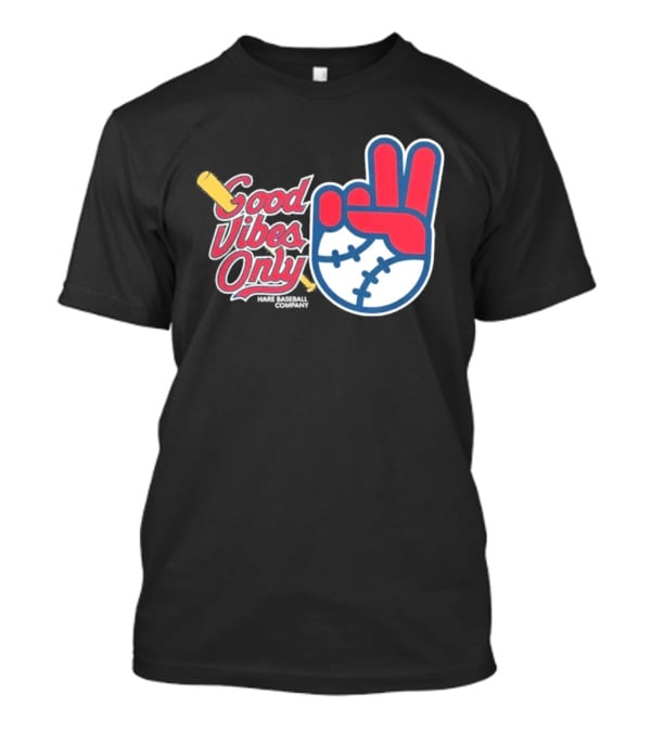 Good Vibes Only St. Louis Cardinals 2026 Baseball Peace Sign T-Shirt