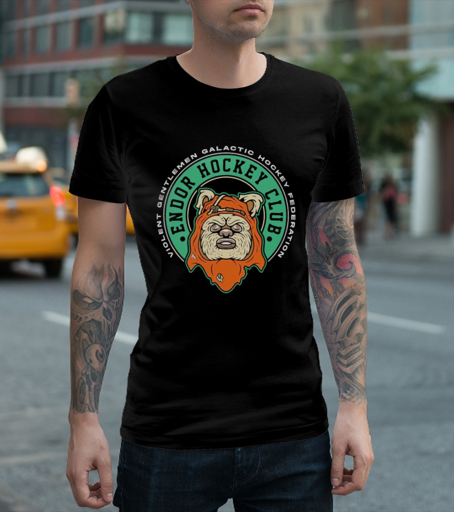 Violent Gentlemen Galactic Hockey Federation Endor Hockey Club 2026 T-Shirt