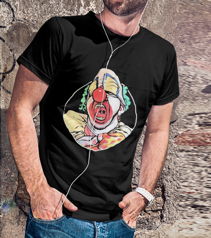 Yucko The Clown Retro Cartoon Style Bold Expression T-Shirt