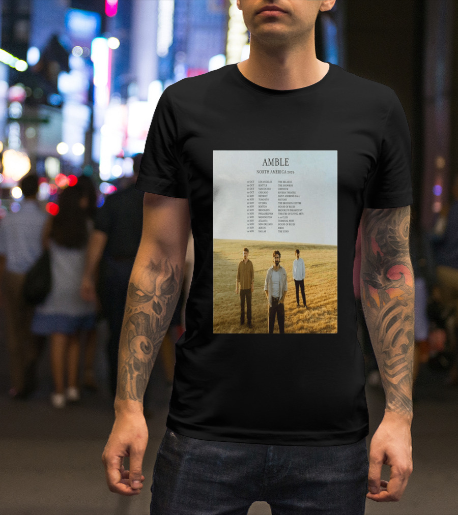 Amble Fall Tour 2026 T-Shirt