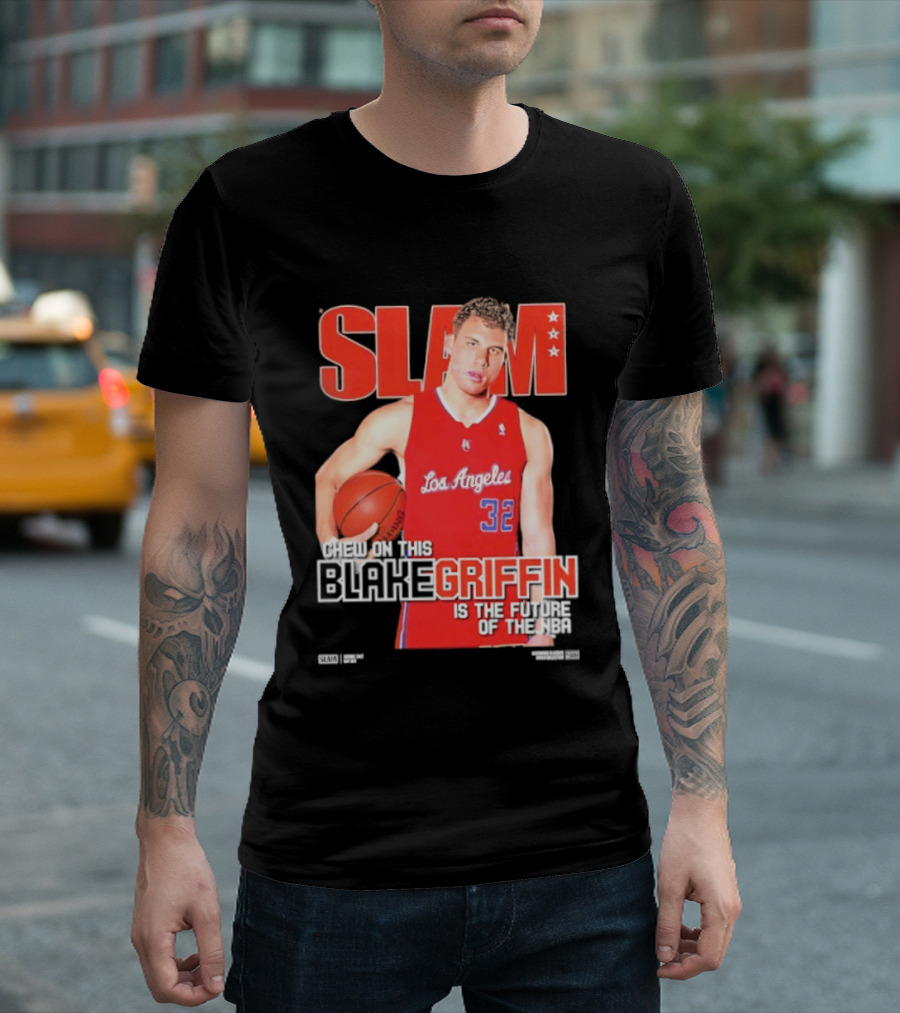 SLAM Los Angeles Clippers Blake Griffin Chew On This Is The Future Of The NBA T-Shirt