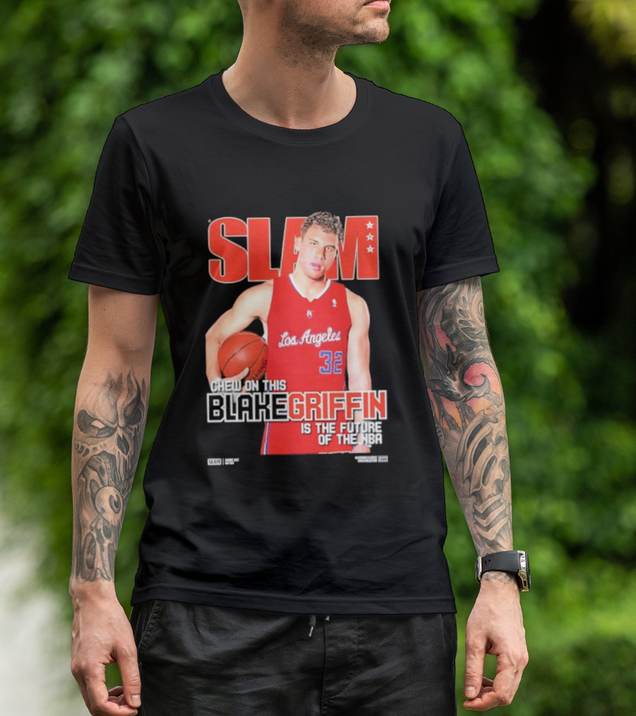 SLAM Los Angeles Clippers Blake Griffin Chew On This Is The Future Of The NBA T-Shirt
