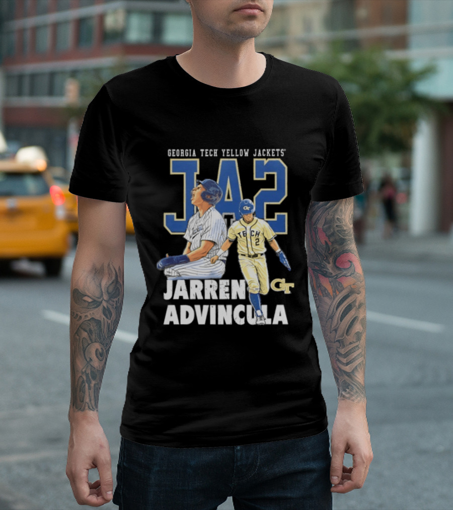 Georgia Tech Yellow Jackets JA2 Jarren Advincula T-Shirt