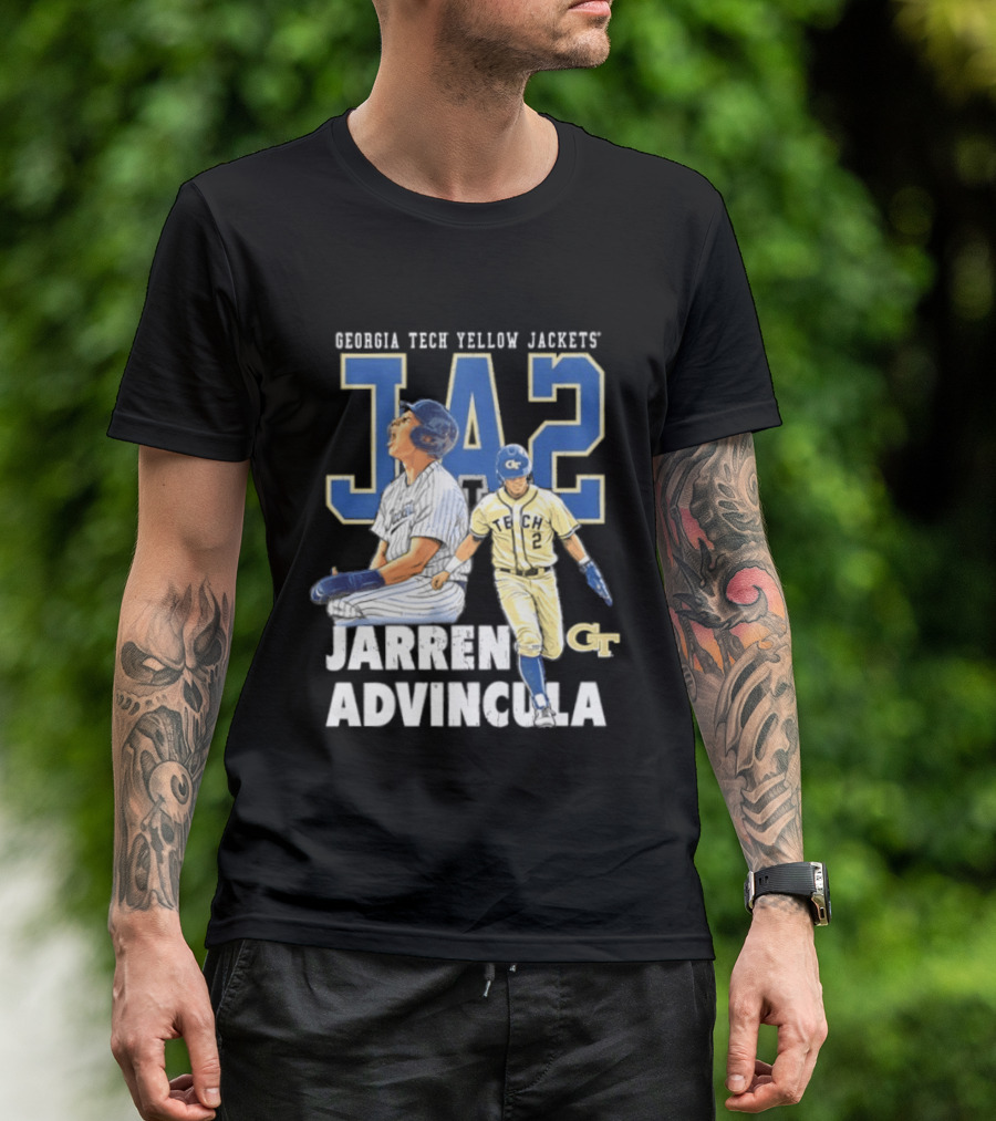 Georgia Tech Yellow Jackets JA2 Jarren Advincula T-Shirt