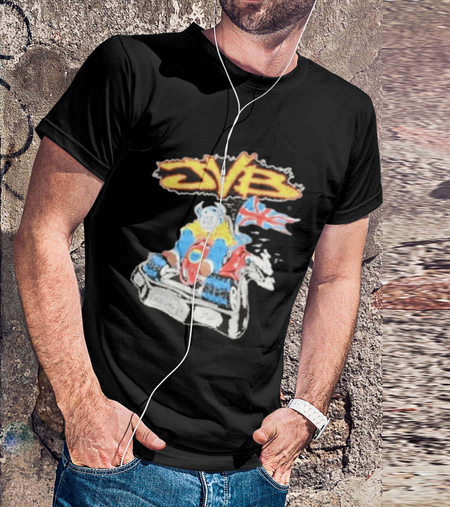 JVB Tour UK 2026 Viking Racer With Union Jack Flag T-Shirt