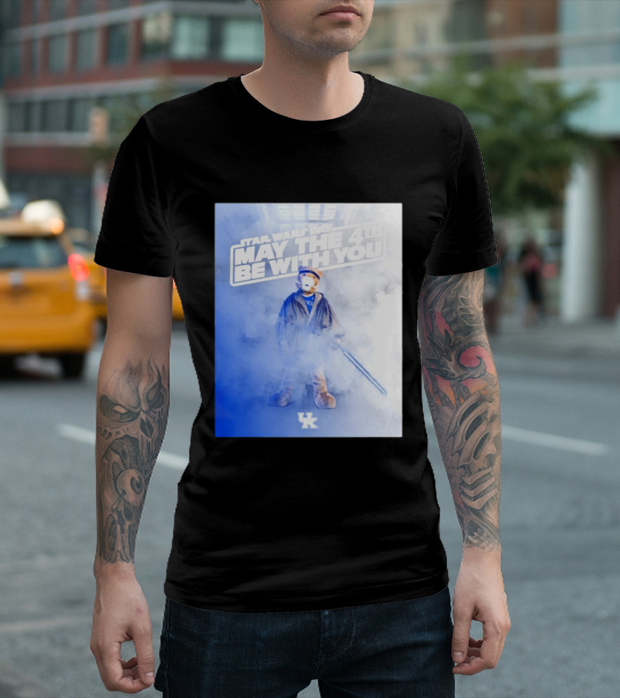Star Wars Day May The 4th Be With You Kentucky Wildcats T-Shirt