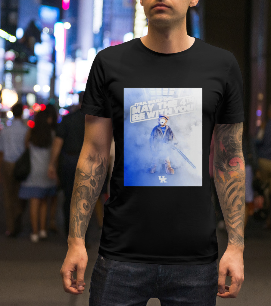 Star Wars Day May The 4th Be With You Kentucky Wildcats T-Shirt
