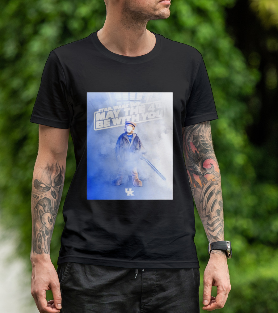 Star Wars Day May The 4th Be With You Kentucky Wildcats T-Shirt