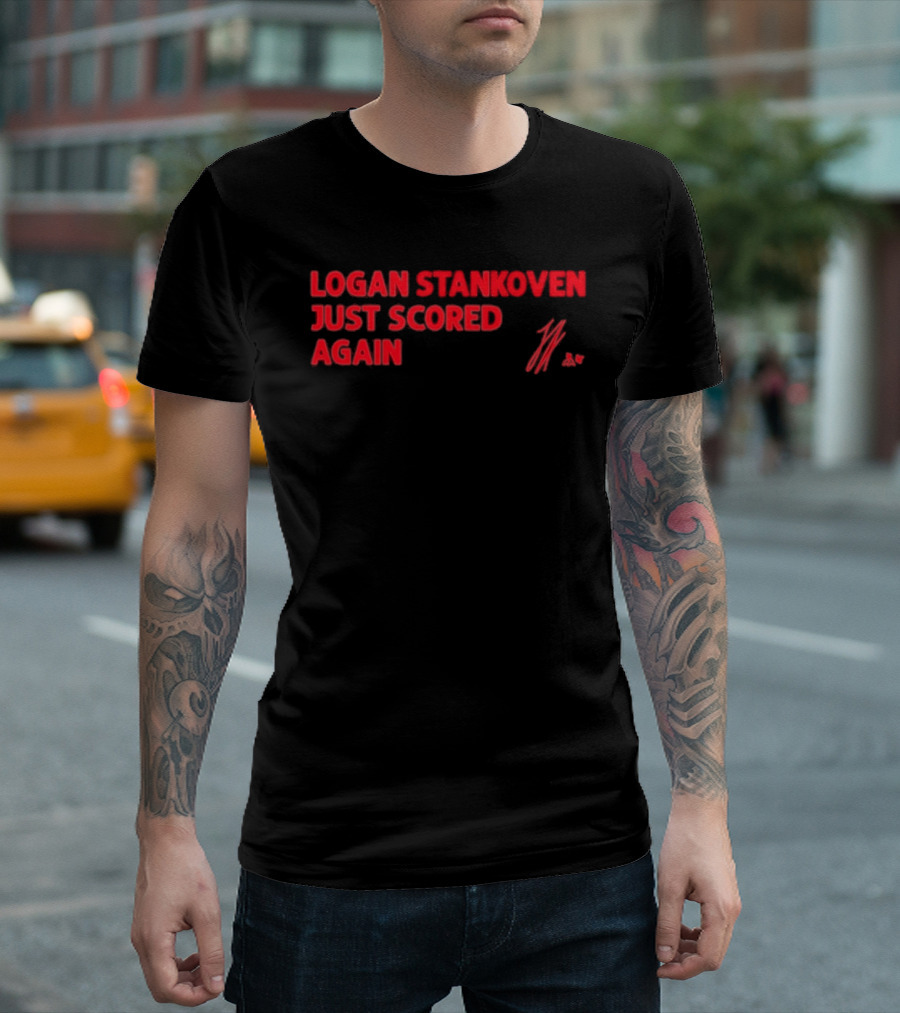 Logan Stankoven Just Scored Again 11 57 T-Shirt