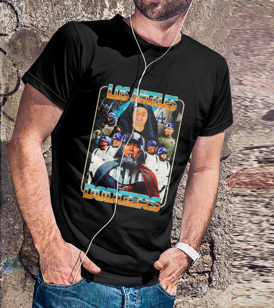 Los Angeles Dodgers Star Wars May The 4th Celebration T-Shirt