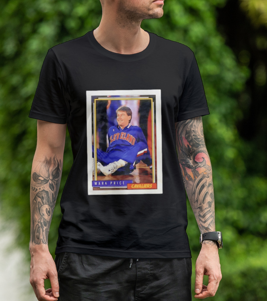 Cleveland Cavaliers Mark Price 1992 Basketball Trading Card Classic Moment T-Shirt