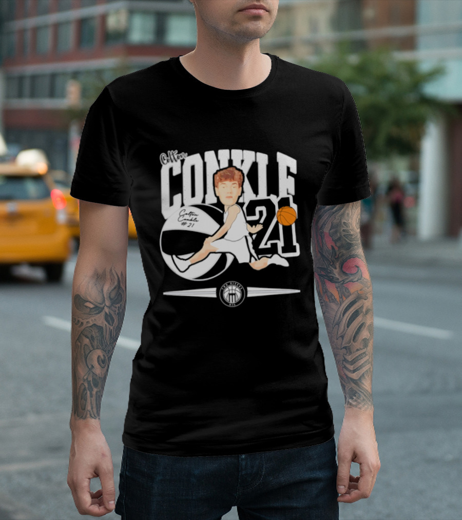 Colton Conkle 21 Basketball 2025 Marietta College T-Shirt