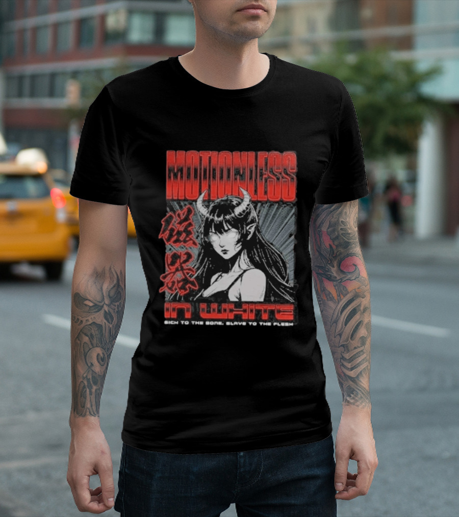 Motionless In White Rich To The Bone Slave To The Flesh Tour 2026 T-Shirt