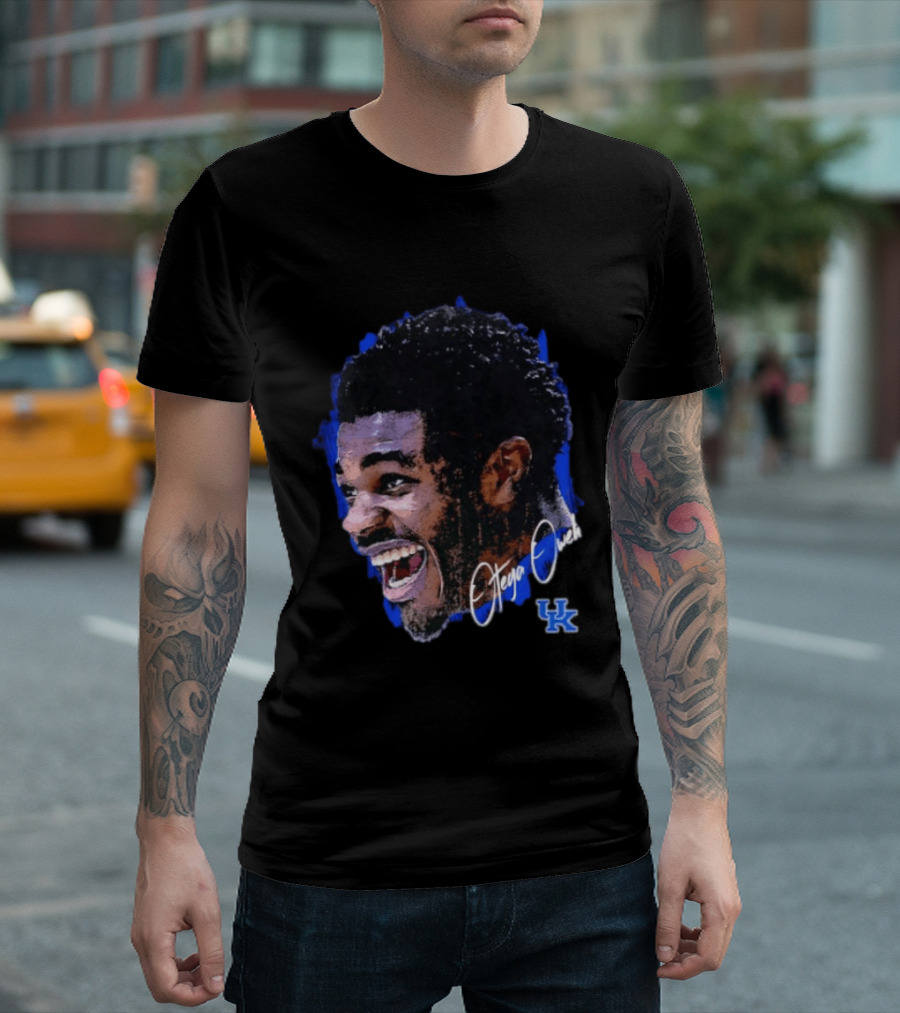 NCAA Men's Basketball Kentucky Wildcats Otega Oweh UK Basketball Fan Gear T-Shirt