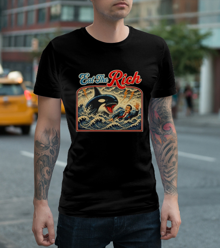 Eat The Rich Orca Billionaire T-Shirt
