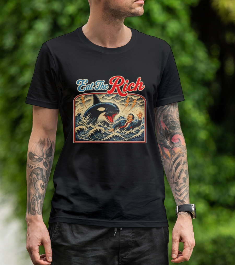Eat The Rich Orca Billionaire T-Shirt